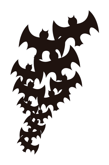 guirnalda murciélagos